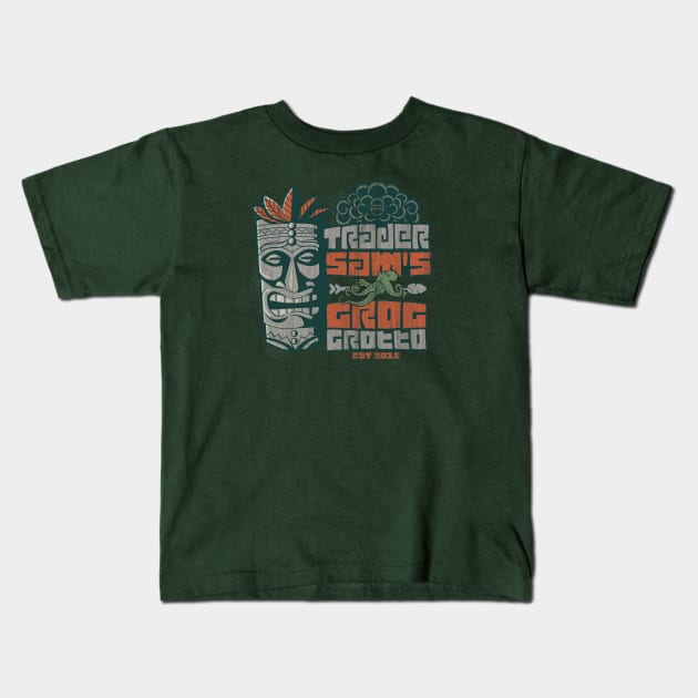 Trader sams grog grotto Kids T-Shirt by Polynesian Vibes